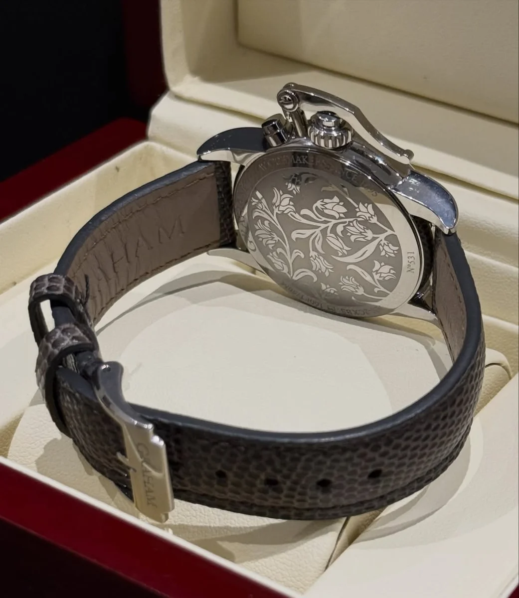 Rare Graham Lady Moon 1695 Steel Diamond Lizard - Image 4