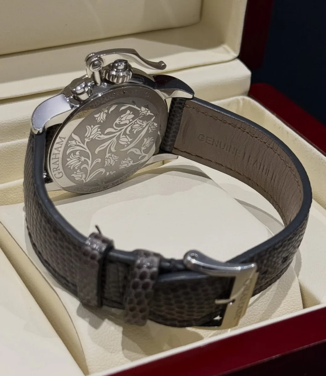 Rare Graham Lady Moon 1695 Steel Diamond Lizard - Image 5