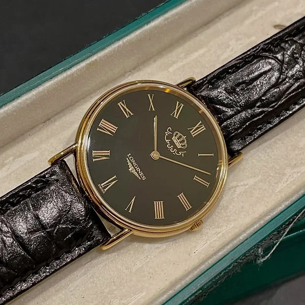 Longines Special Edition King Hussein Bin Talal 1980s Black Onex Zero Lock - Image 4