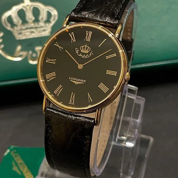 Longines Special Edition King Hussein Bin Talal 1980s Black Onex Zero Lock - Image 5