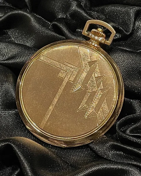 Very Rare1949 King Abdul Aziz Al Saud Omega Pocket Watch Full Gold - Image 4