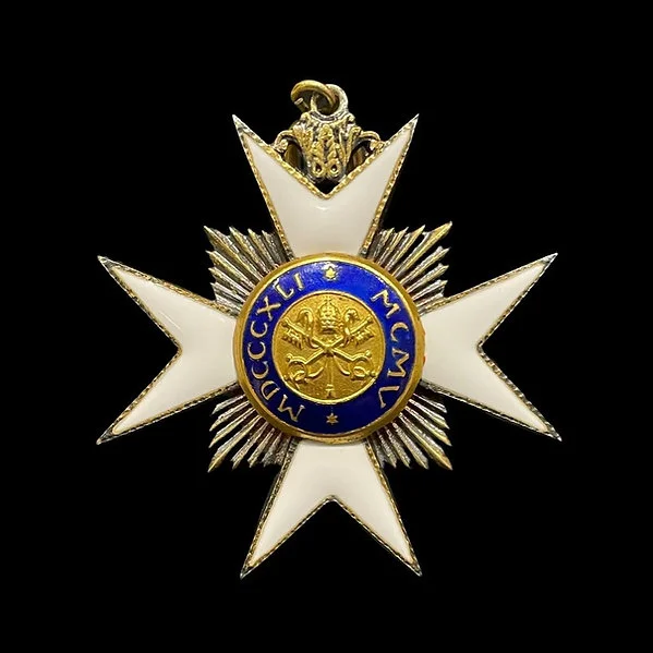 1905 RARE  Papal Medal Bestowed By Direct Decree Of The Pope