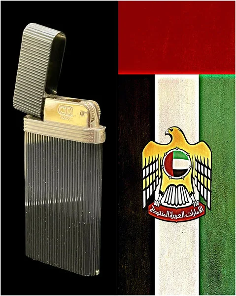 Preowned Christian Dior Lighter Rare UAE Special Edition - Image 4