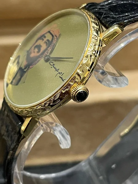 Genuine Preowned Golden Switzerland Dress Watch - Iraq President Saddam - Image 3