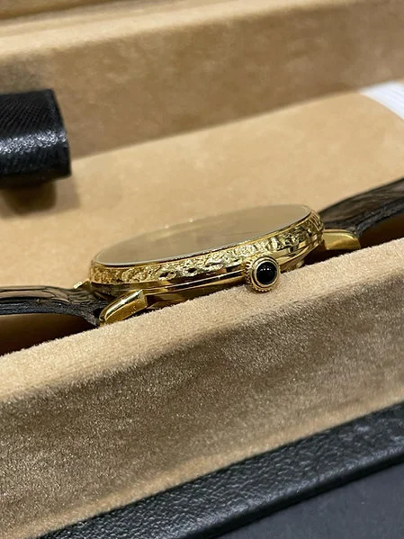 Genuine Preowned Golden Switzerland Dress Watch - Iraq President Saddam - Image 4