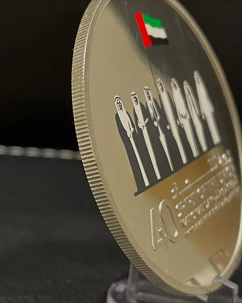 Exclusive Commemorative Coin Sheikh Khalifa bin Zayed Al Nahyan 2011 - Image 3