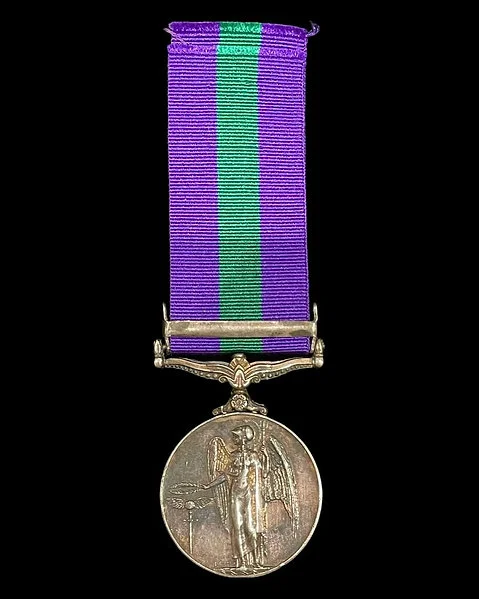 British General Service Medal Palestine 1945 - Papers, In Excellent Condition - Image 5