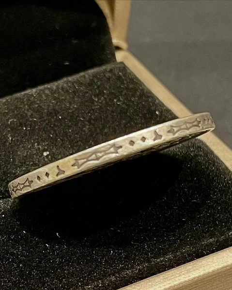 Iraq Kingdom 1932 - King Faisal First - One Rial Fine Silver - Image 2