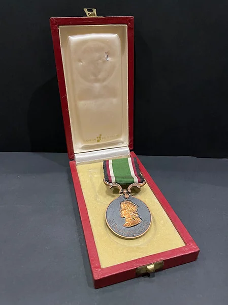 1339H - King Abdullah First Jordan - Medal Bronze - Image 2