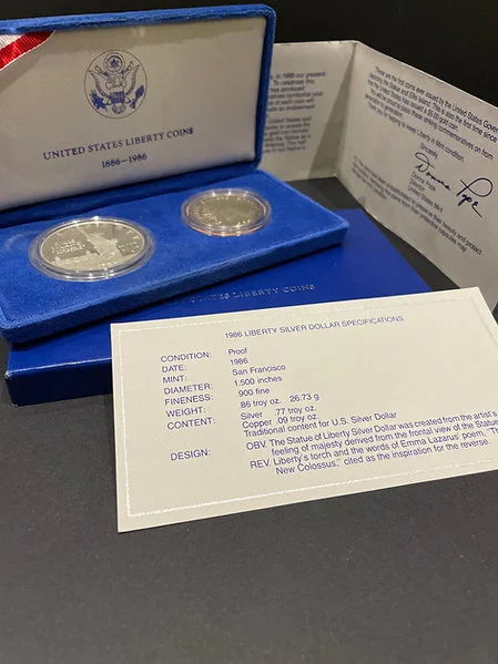 1986 United States Liberty Coins Complete Set - Image 4