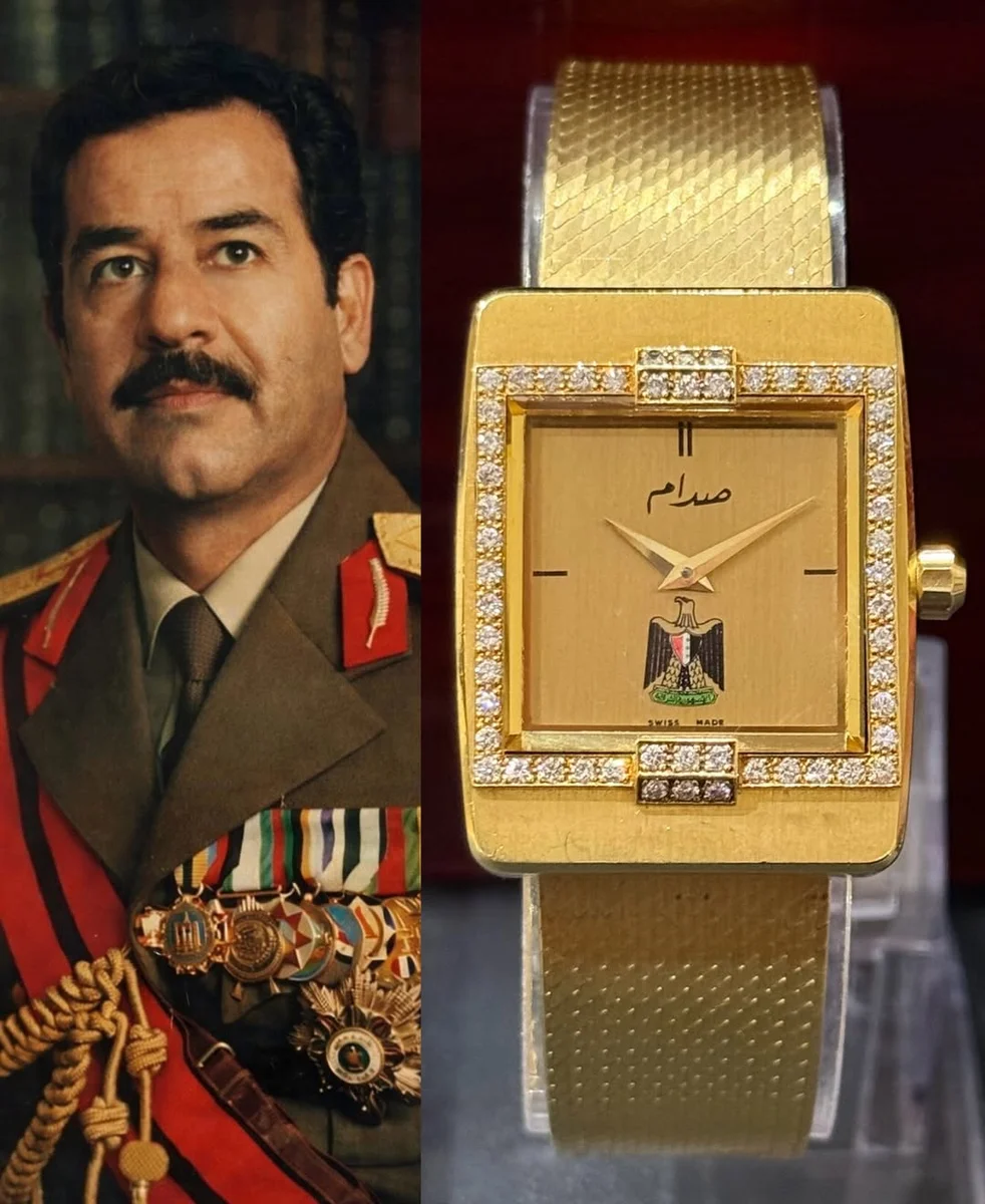 1980 Century RARE Preowned President Saddam Hussein Full Gold