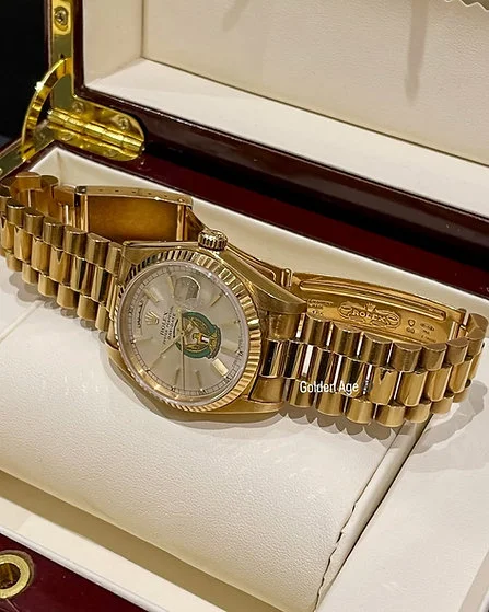 RARE Sovereign Rolex Arabic UAE Military Edition, Day Date Gold - Image 10