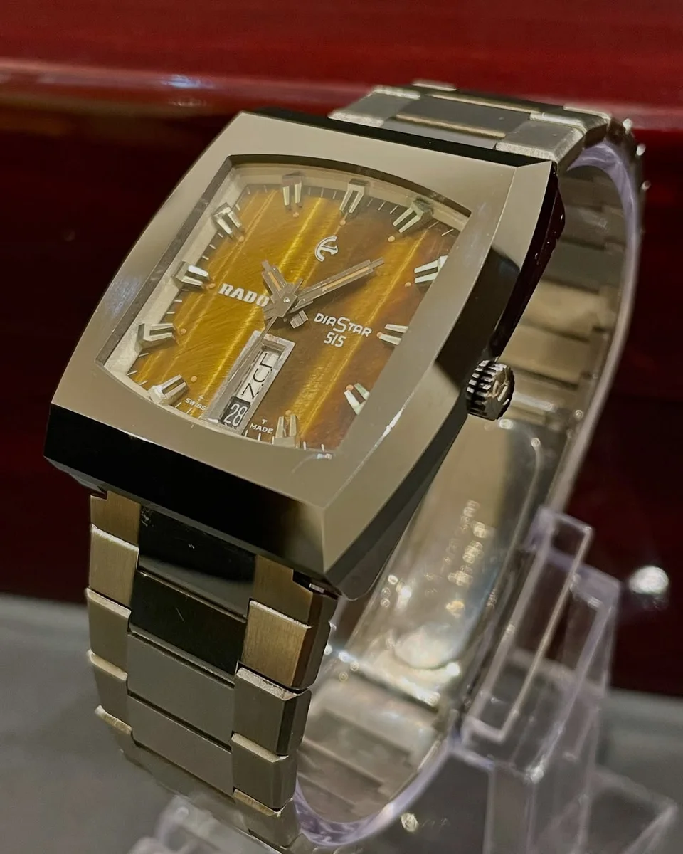 970s Legend Rado 515 DiaStar Vintage Tungsten Steel - Image 3