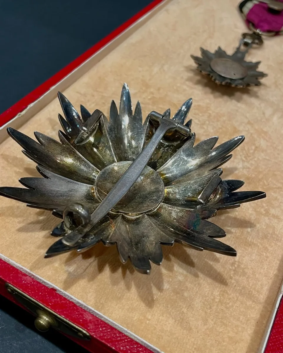 Rare Hashemite Independence Order – Sharif Hussein Bin Ali Era 1921 - Image 5