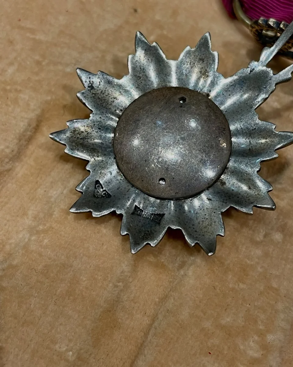 Rare Hashemite Independence Order – Sharif Hussein Bin Ali Era 1921 - Image 6