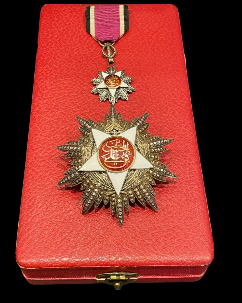 Rare Hashemite Independence Order – Sharif Hussein Bin Ali Era 1921 - Image 13