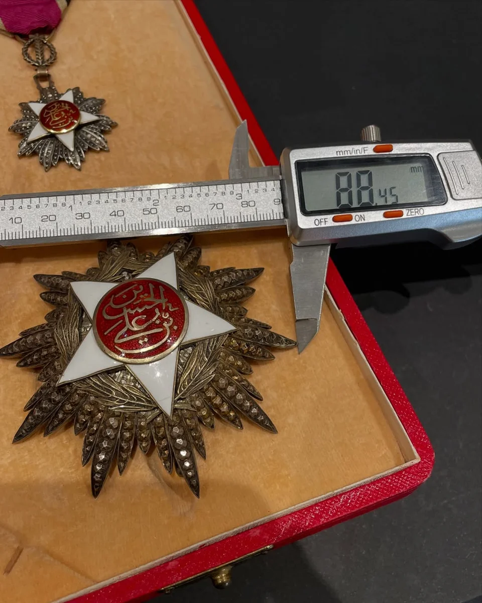 Rare Hashemite Independence Order – Sharif Hussein Bin Ali Era 1921 - Image 14