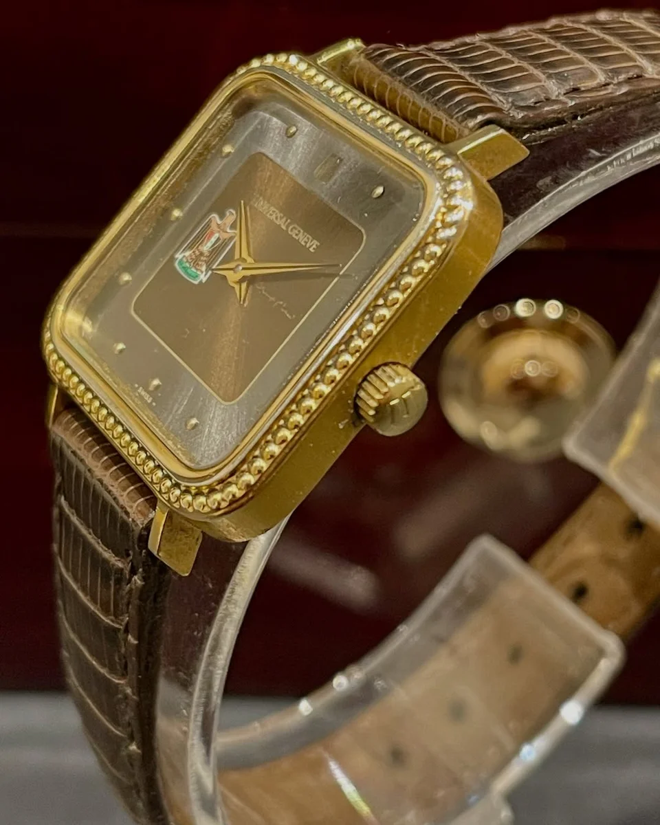 1980 President Saddam Hussein Favre-Leuba and Universal Geneve - Image 4