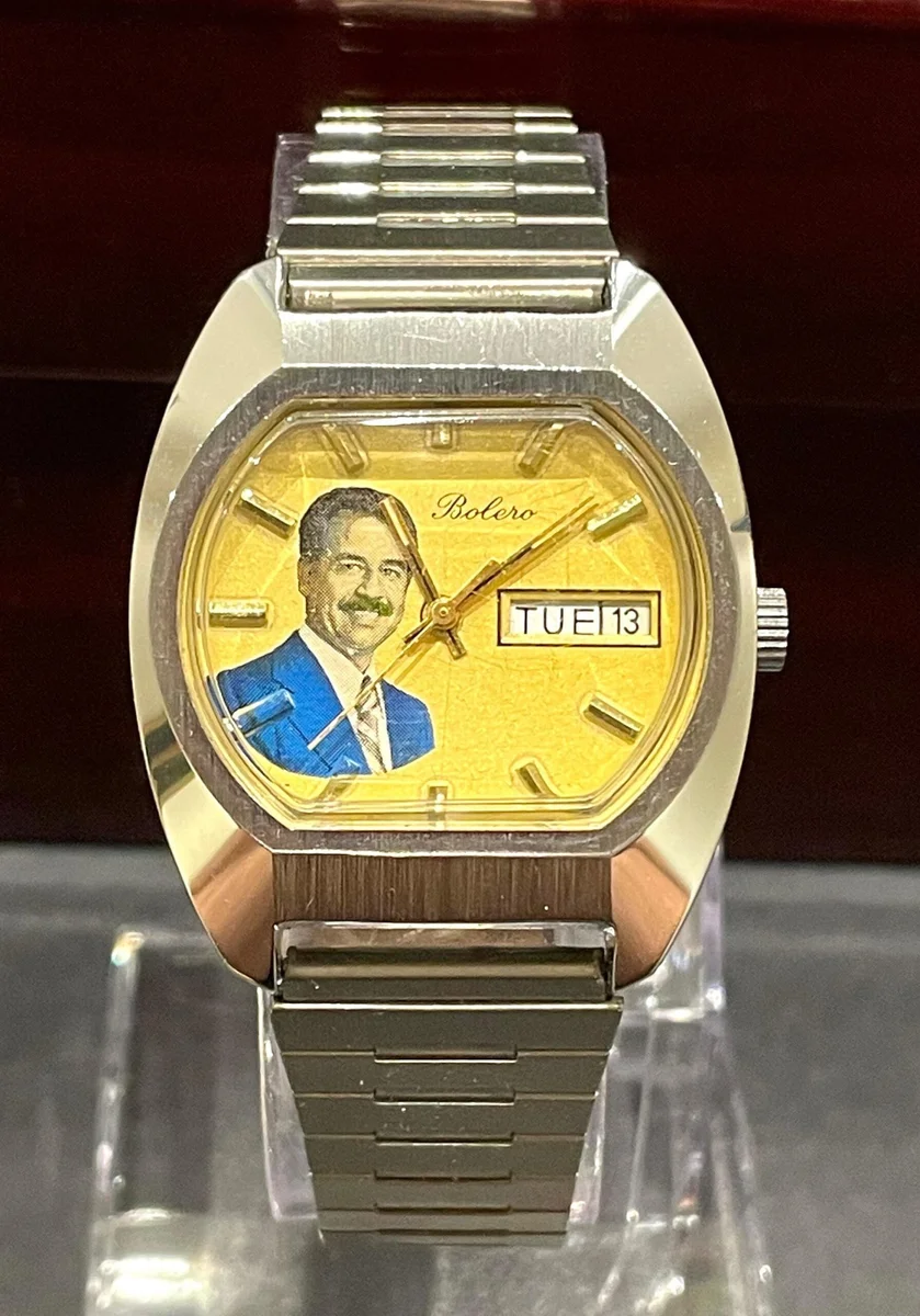 1980 Bolero President Saddam Hussain Day Date RARE