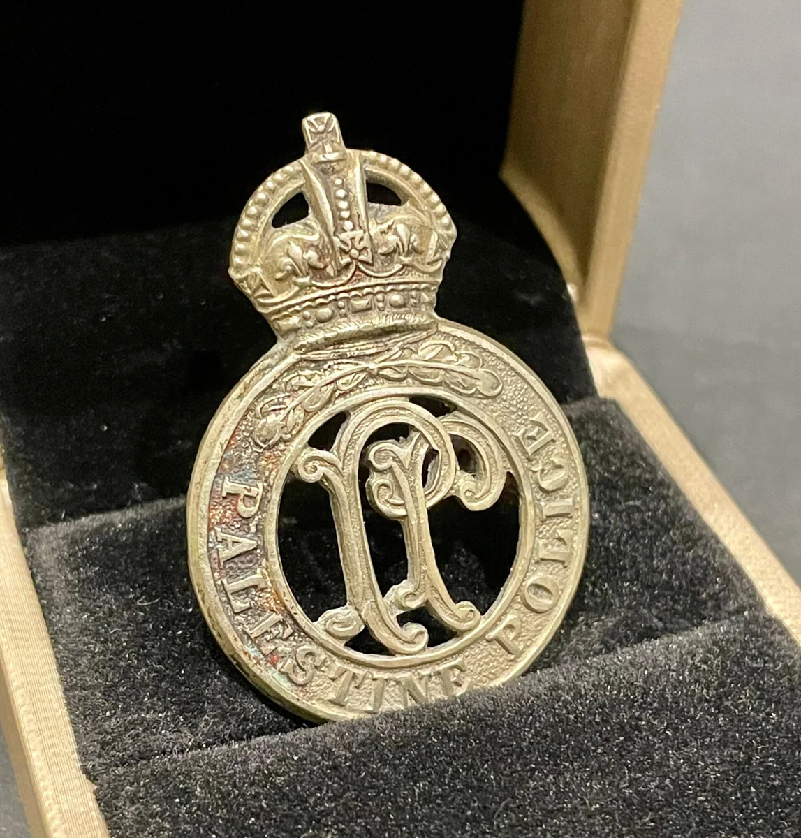 1930s Special Police Badge Issued For Members Of The Palestinian Police Force