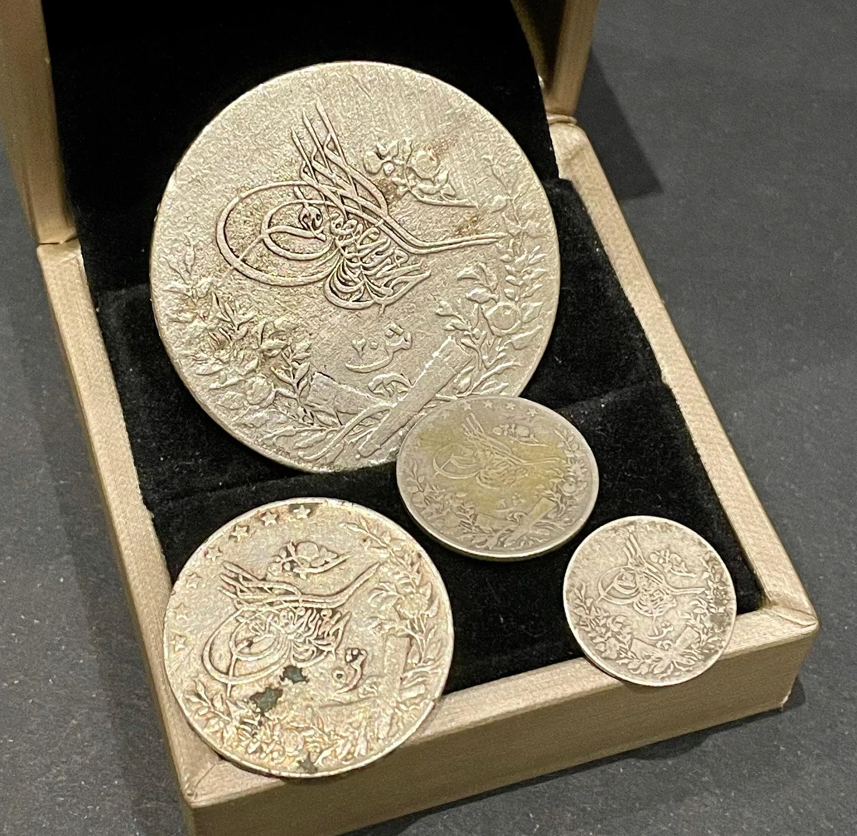 Ottoman Silver Coin Set – Struck in Egypt | Multiple Denomination