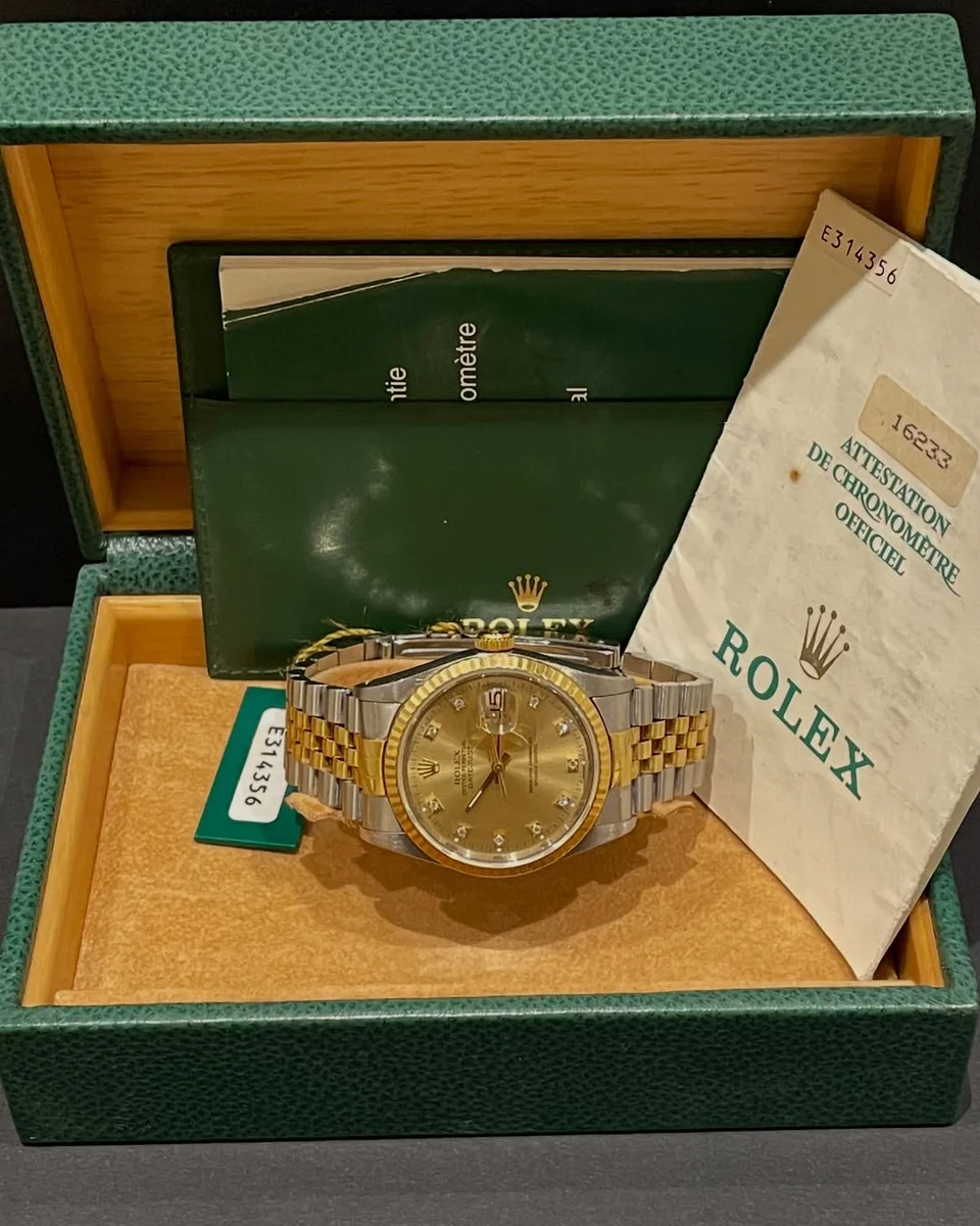 1990 Rolex Datejust Reference 16233 Complete Set - Image 5