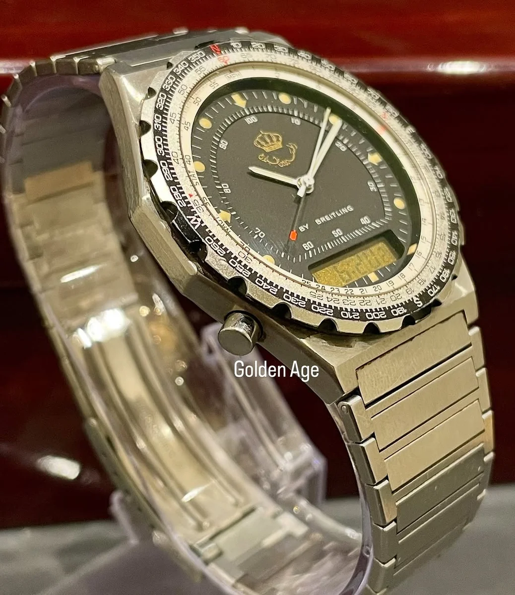 Rare Breitling Jupiter Pilot King Hussain Bin Talal Jordan - Image 2