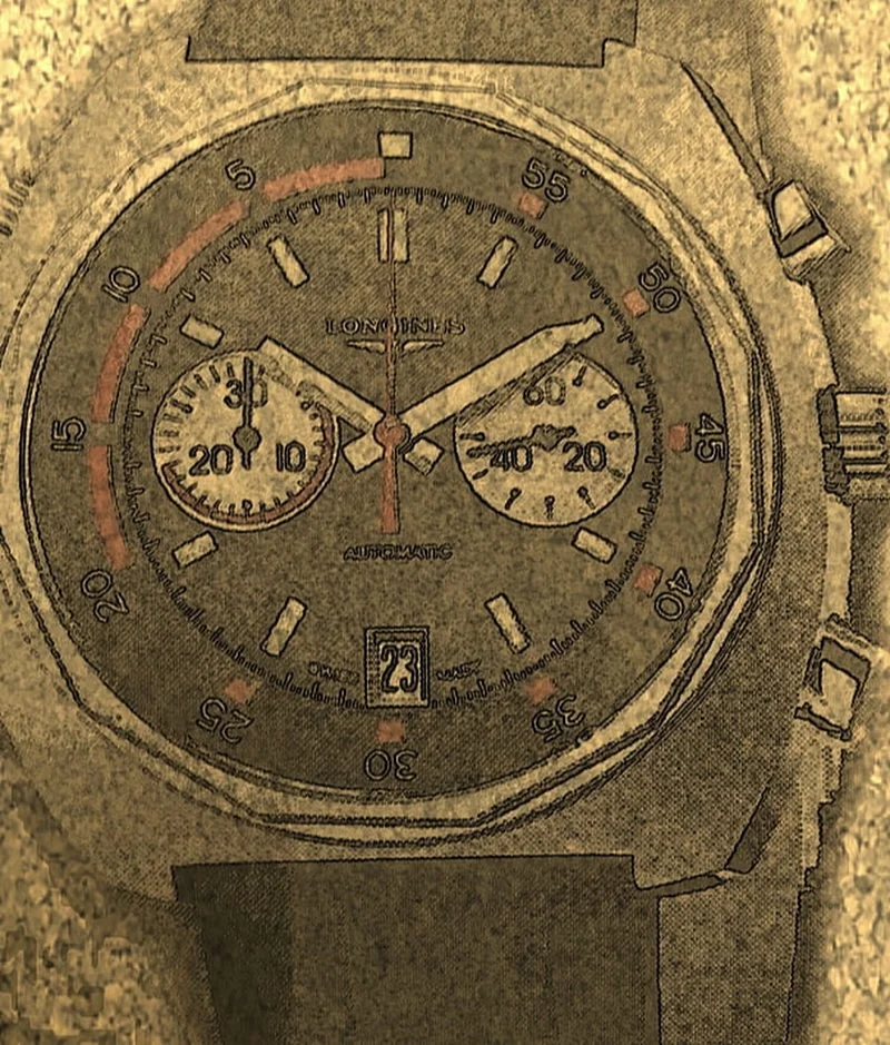 Longines Valjoux 72 – The Spider 1969 - Ultra Rare - Image 5