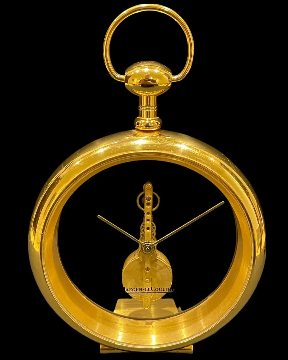 1980 Jaeger-LeCoultre Desk O'clock Floating Movement - Image 2