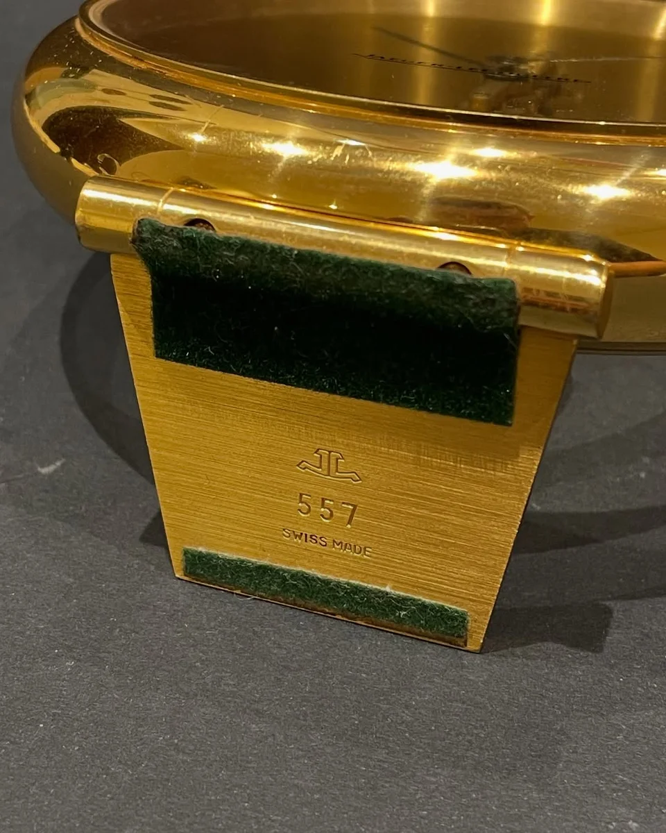 1980 Jaeger-LeCoultre Desk O'clock Floating Movement - Image 4