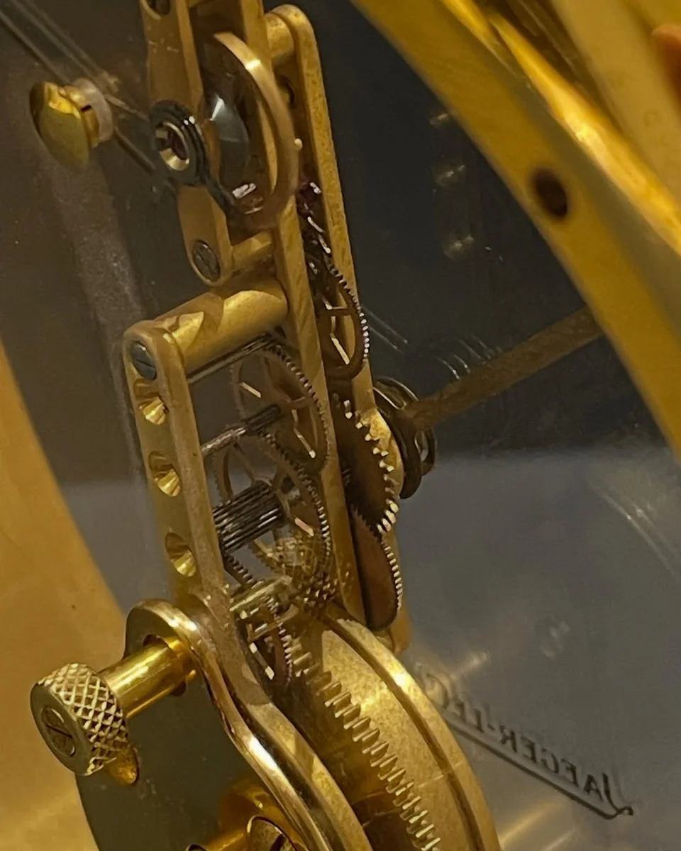 1980 Jaeger-LeCoultre Desk O'clock Floating Movement - Image 5