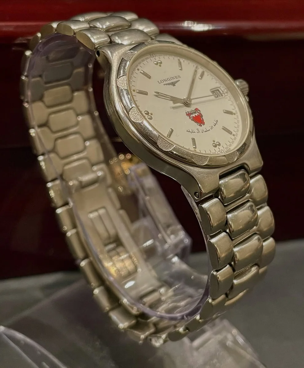 1990 Rare Longines Sheikh Khalifa bin Salman Al Khalifa - Image 3