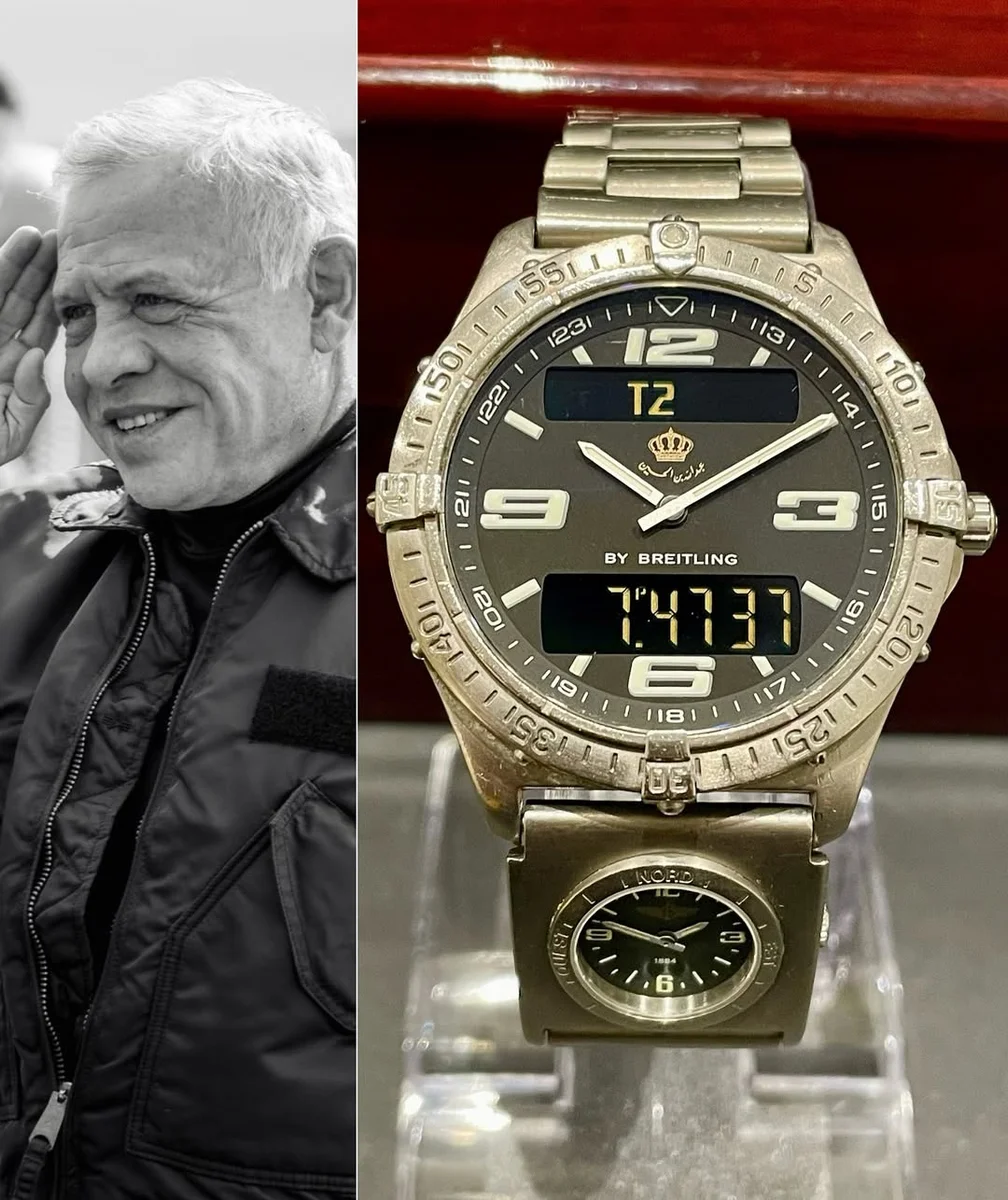 RARE Breitling Aerospace Special Edition His Majesty King Abdullah II Ibn Al Hussein.