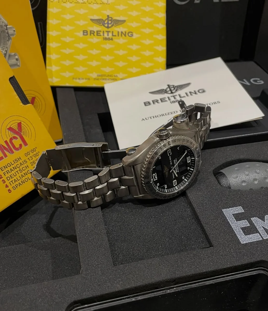 Breitling Emergency 2008 Complete SET Full Titanium - Image 9