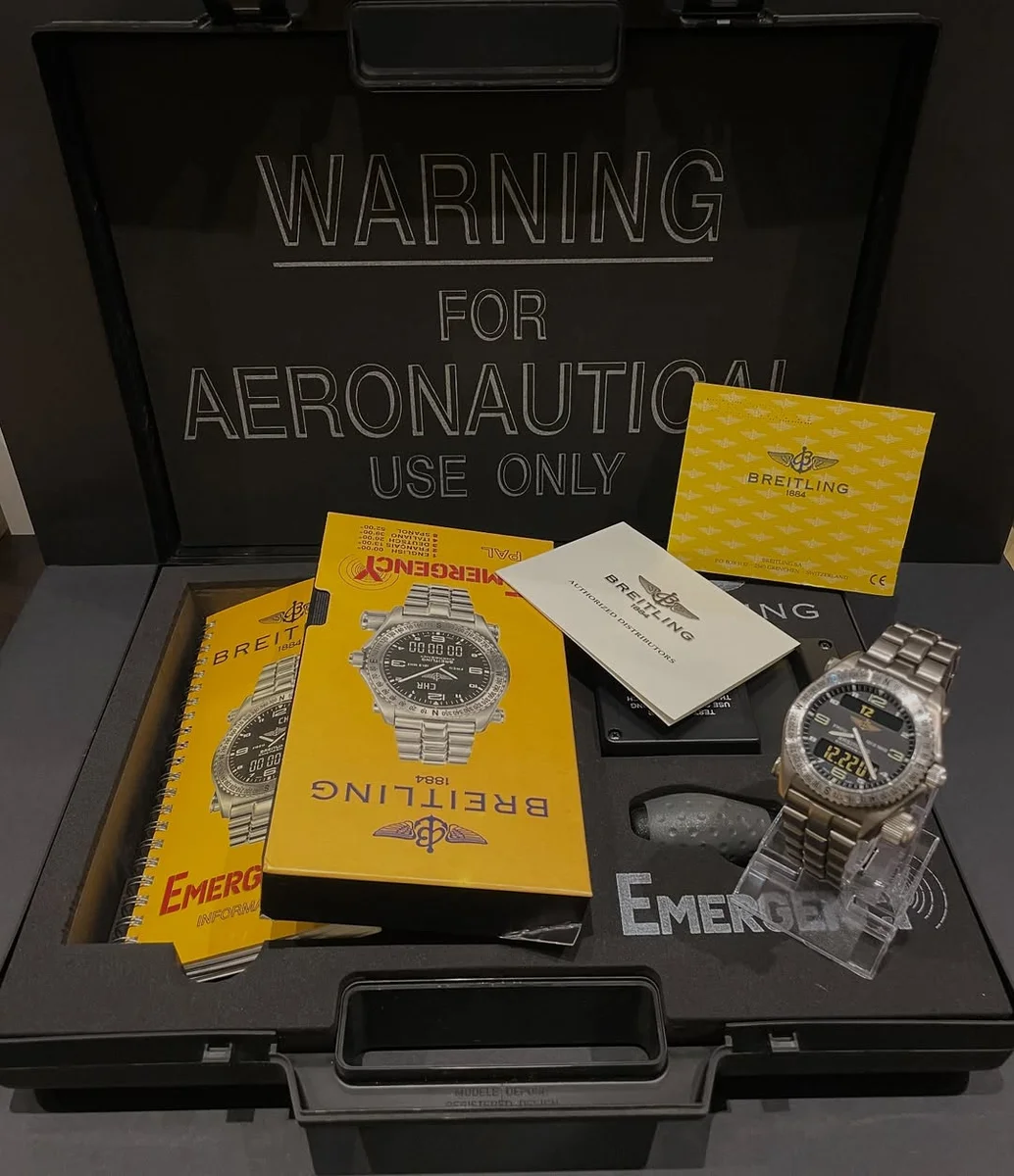 Breitling Emergency 2008 Complete SET Full Titanium - Image 11