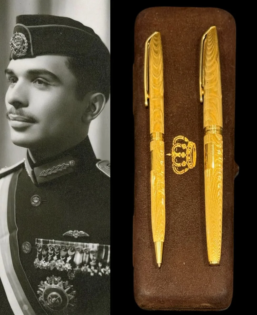 Rare Royal Edition Pens Set King Hussain Jordan – 1975