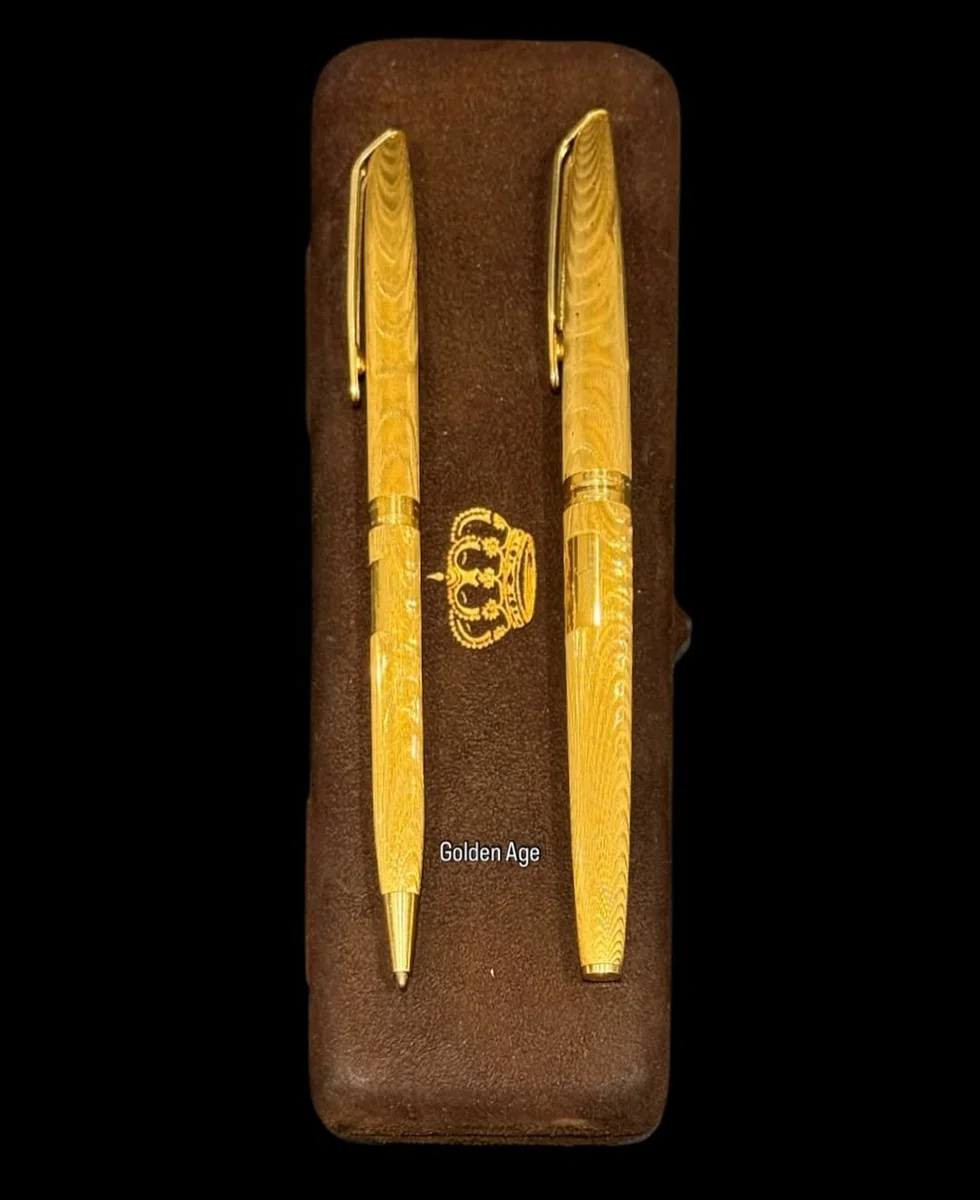 Rare Royal Edition Pens Set King Hussain Jordan – 1975 - Image 3