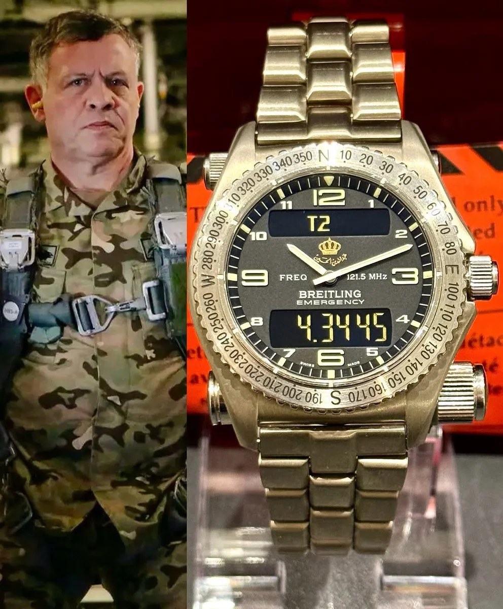 Ultra Rare Royal Edition Breitling Emergency Lock Zero King Abdallah II