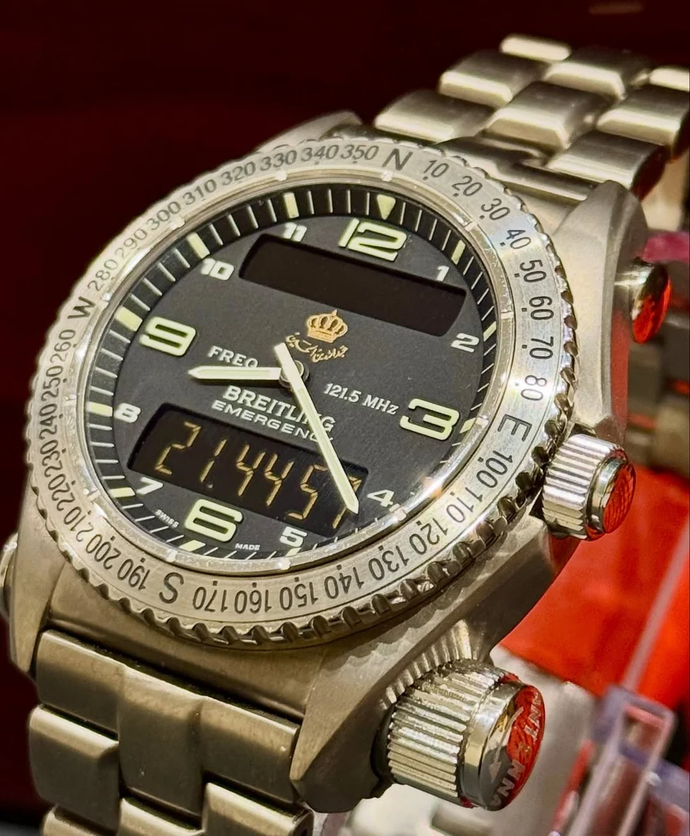 Ultra Rare Royal Edition Breitling Emergency Lock Zero King Abdallah II - Image 2