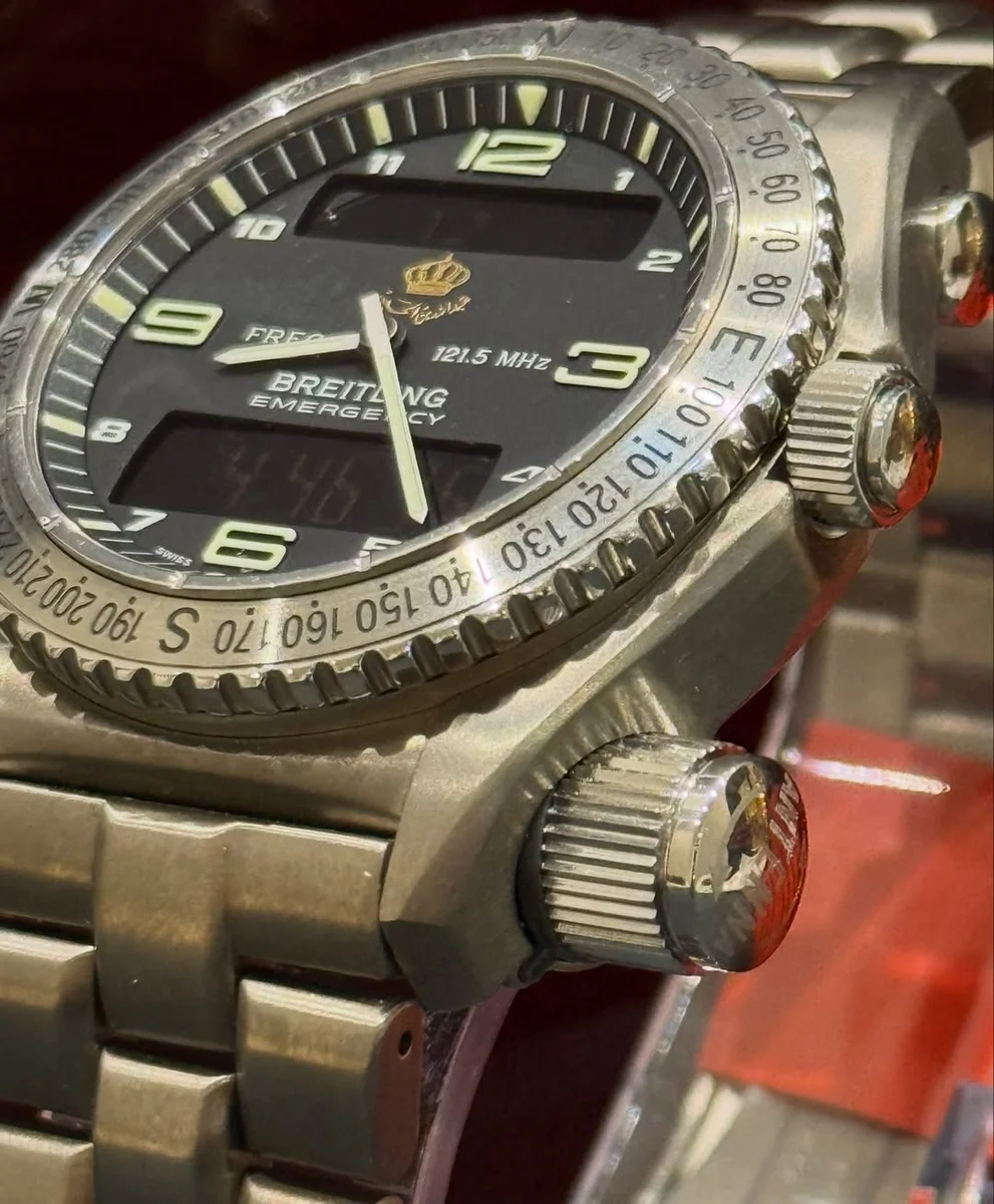 Ultra Rare Royal Edition Breitling Emergency Lock Zero King Abdallah II - Image 3