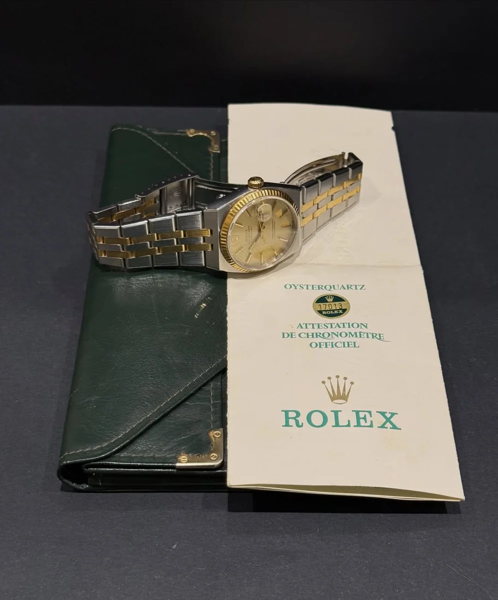 Rare 1988 Rolex Oyster quartz Steel/Gold Complete Set - Image 9