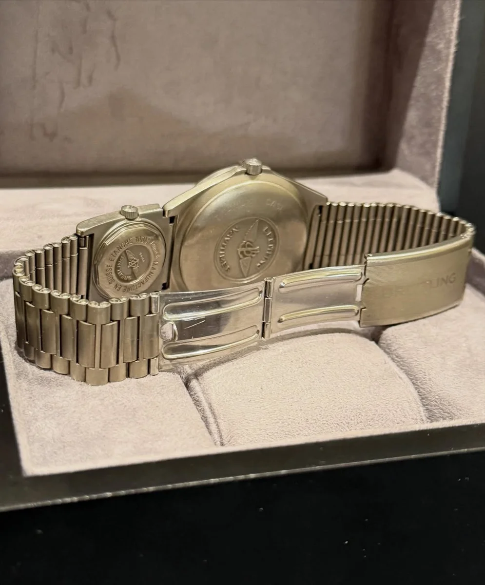 1995 Rare Breitling Military Emirati UTC Masterpiece Titanium - Image 9