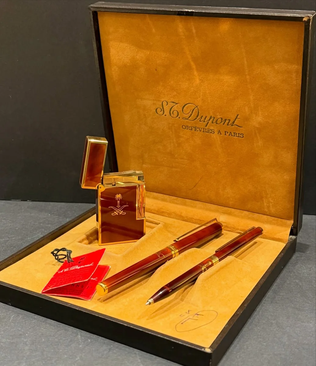 Rare St Dupont Set Special Edition KSA 1990 - Image 2