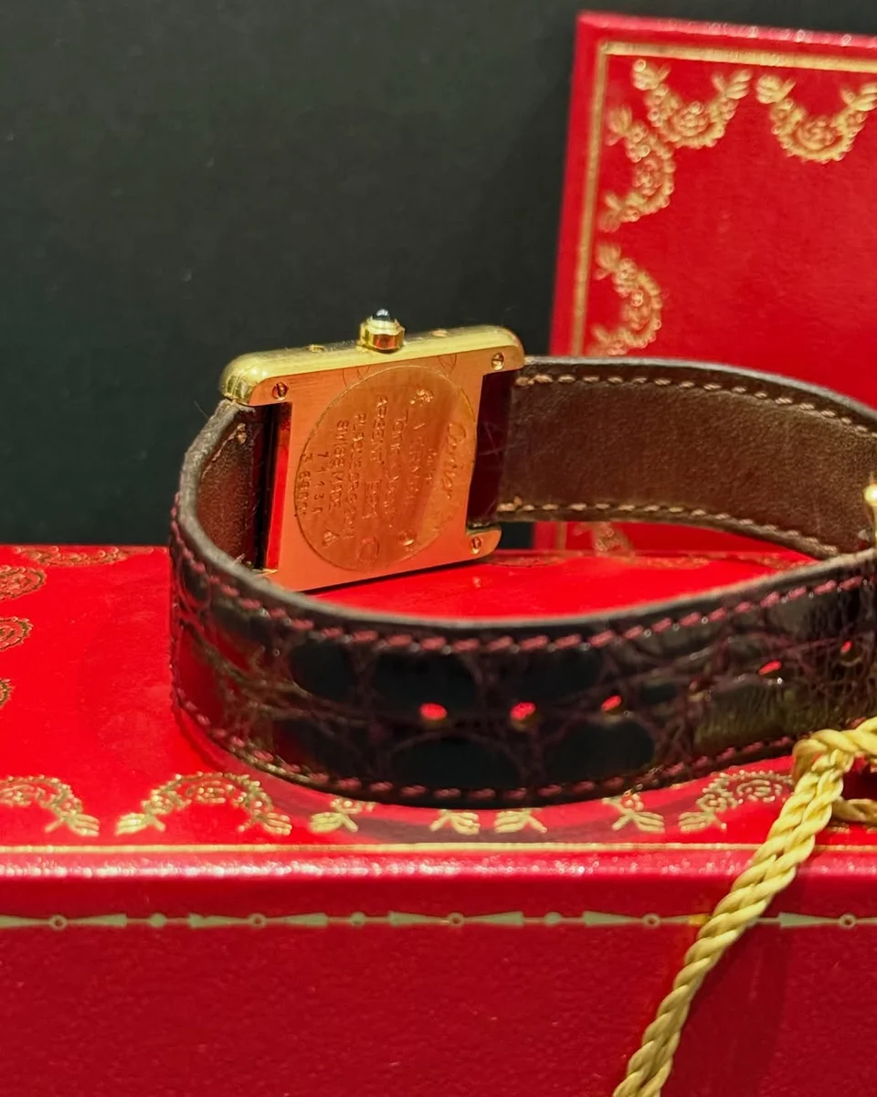 Rare Cartier Tank 1988 Complete Set For Ladies - Image 6
