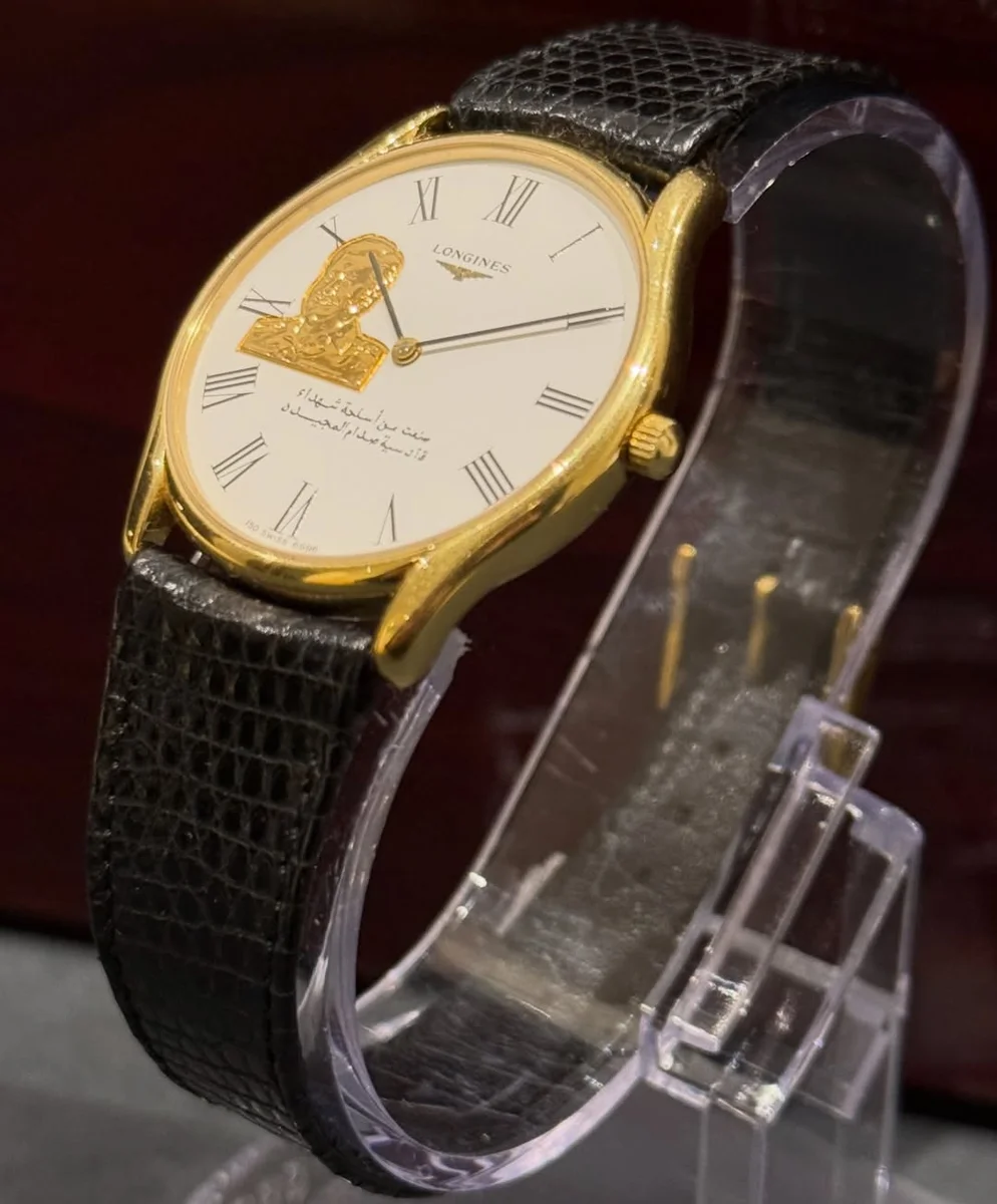 Ultra Rare Longines 1982 Engraved Big Size Edition Saddam Hussain - Image 2