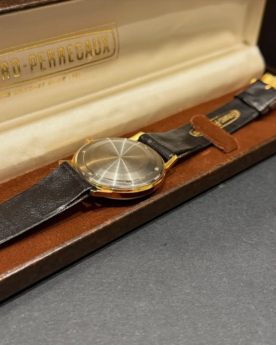 Rare Nobles Watch 1979 Girard-Perregaux Gold Steel Lock Zero - Image 6