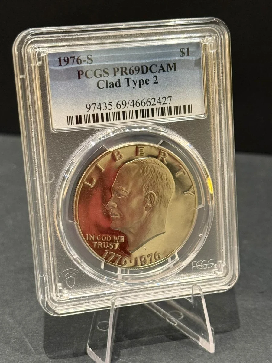 1976 USA One Dollar Fine Silver PCGS - Liberty