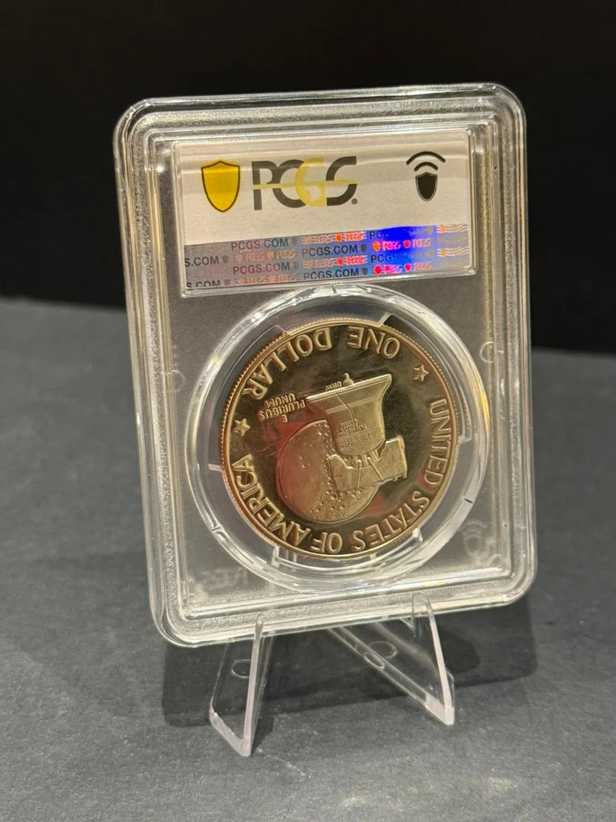 1976 USA One Dollar Fine Silver PCGS - Liberty - Image 2