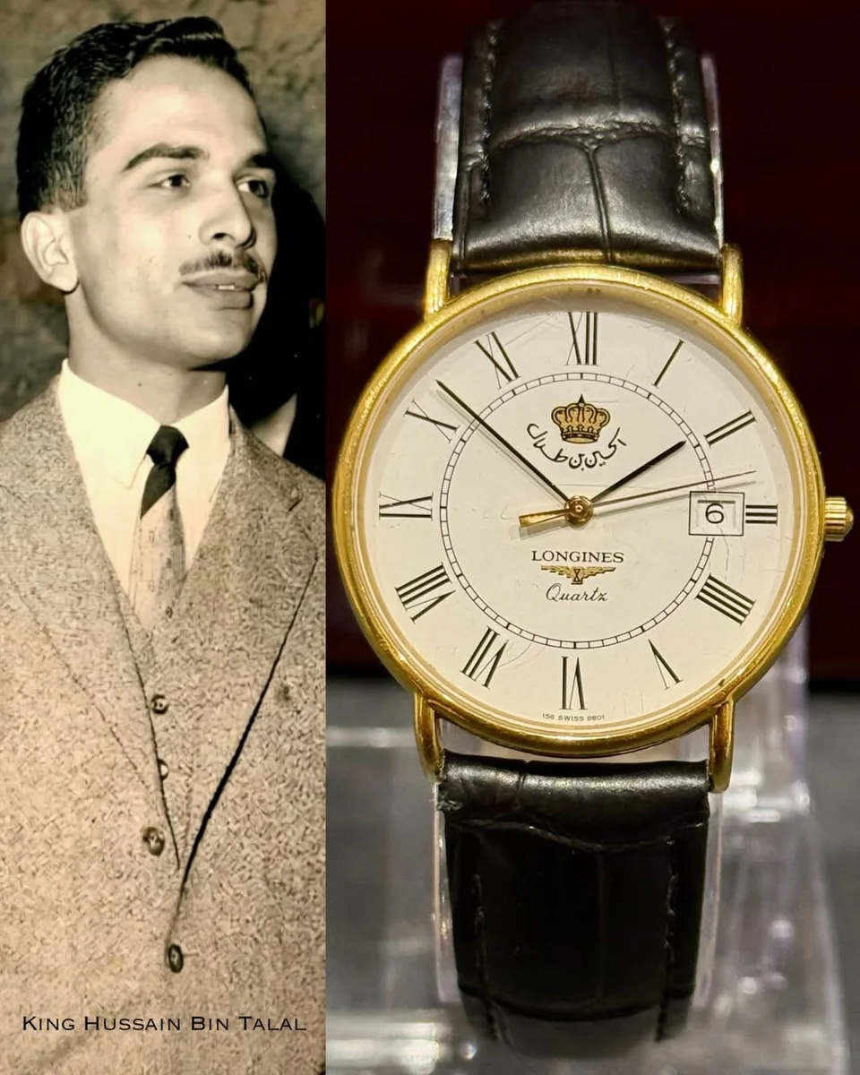 1980 Rare Royal Longines Masterpiece King Hussein Bin Talal