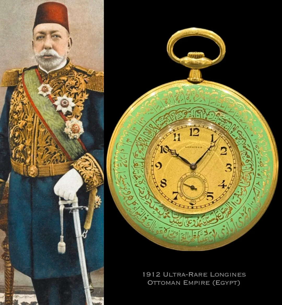 Rare 1912 Ottoman Empire Longines 1912 Pocket Watch